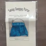 Sewing pattern Sassy Snappy Purse Pleasant Pond Studio new