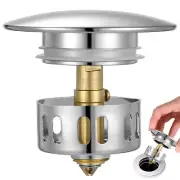 Wash Basin Bounce Drain Stopper Bathroom Sink Drain Plug Sink Drain Stopper for