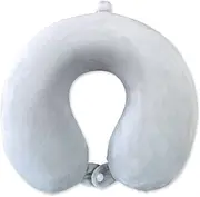 Youmeisha Comfortable Breathable Memory Foam Travel Pillow Neck Pillow Support Neck and Head Aircraft Neck Pillow Suitable for Airplane Travel Portable Neck Pillow Support Machine Washed (Gray)