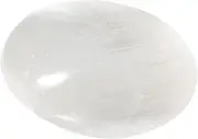 Beavorty Palm Stone Jade Stone Decor Mineral Moonstone Amethyst Natural Polished Adornment Jade Sculpture Rocks Finger Stones Marble Delicate Selenite Gems Clear Plaster Transparent