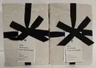 West Elm European Flax Linen King 2-Shams 36" x 20" Natural Flax