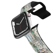 Apple Watch Series 7-9 (45mm) Impact Band New York watercolour apple watch band