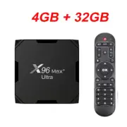 MAX plus Ultra 4G 32G 64G Amlogic S905X4 Quad Core Smart TV Box Android 11 5G Du