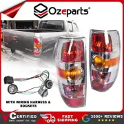Pair LH+RH Tail Light Rear Lamp With Wirings For Mazda BT-50 Ute UN 2008~2011 (for: Mazda)