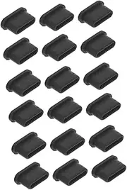 40Pcs Type C Dust Plugs Silicone Covers for Phone Charging Ports Compatible with C Devices Protects Against Dirt and Debris Essential Accessories for Mobile Phones