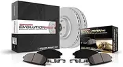 Power Stop CRK1602 Coated Brake Rotor & Ceramic Brake Pads- rear