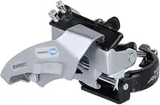 SHIMANO Altus FD-M315 Altus Front mech, 7/8-speed Double, top Swing, Dual Pull, Multi fit, EFDM315TSX4, Black
