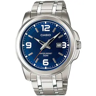 【WANgT】CASIO卡西歐 簡約日期不鏽鋼手錶(MTP-1314D)