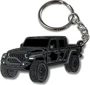 FOUR WHEEL BEAST Jeep Gladiator Keychain - Officially Licensed Jeep Accessories Key Chain Fob Cover Mods 2022 2021 2022