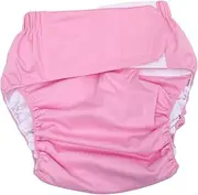 OHPHCALL 1pc Adult Diapers Nappies Underwear Unisex Cloth Diapers Incontinence Pants for Slimming Underwear Mens Waterproof General Purpose Cloth Man Pink Polyester
