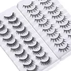 Natural Look False Eyelashes Wispy DIY Eyelash Extension Manga Lashes