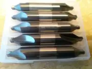 5pcs solid carbide Tialn coated #6 center drills 7/32x1/2x3" #530-CTN-6