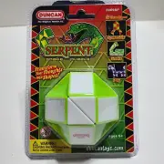 Serpent Snake Puzzle. Duncan Original World's #1 Green & White Design.
