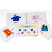 TOY JUMBO Reading FLASHCARDS Clothes We Wear Preschool Flash CARDS FIRST WORDS