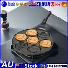AU 7/4 Cup Pancake Pan Mini Pancakes Maker for Kids Breakfast Brunch Parties
