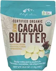 Chef's Choice Raw Organic Cacao Butter Buttons BULK 1kg