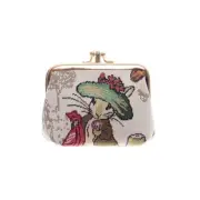 Signare Tapestry Clasp Change Purse Benjamin Bunny Design Wallet Money Holder