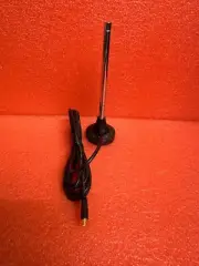 Antenna (extended 357m) to MCX Plug 1.5C-2V Connector with Magnet 6.5FT cable