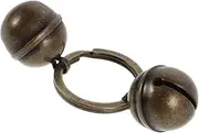 MINAOLULUS 1 Set Hanging Dog Collar Bells Durable Metal Pet Collar Bells for Cats Dogs Lightweight and Portable Multi Function Design for Tracking and Safety