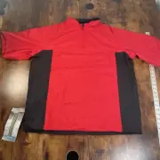 NIKE STORM-FIT 10 Men's Golf Waterproof Short Sleeve 1/4 Zip Pull-Over Sz L NWT