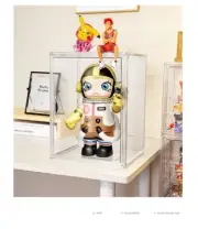 Figurine Display Box Clear Acrylic Figure Stand Toy Figure Display Cases
