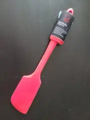 Chef Craft Premium Quality Silicone Scraping 11" Scraper Spatula, Red