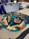 Round Epoxy Table, Epoxy Dining Table, Walnut Epoxy River Table, Handmade Decors