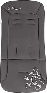 [hauck] Pushchair Seat Liner Breathable Cotton Soft Padding Easy Installation, Mickey Mouse Black