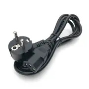 3Pcs UK Power Cable 1.8m Power Supply Cable Power Cable Extension Cord EU Plug Power Adapter For PC Computer Monitor Printer TV