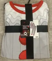 Pajamas- IT- PENNYWISE 2 Piece set- Medium Adult- SUPER SOFT!!! NEW