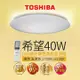 東芝 TOSHIBA 希望 40WLED調光調色美肌吸頂燈(LEDTWRAP12-M10)