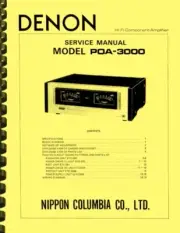 Denon POA-3000 Power Amplifier SERVICE MANUAL