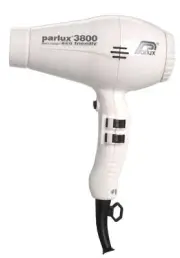 Parlux 3800 Ceramic & Ionic Hair Dryer 2100W - White