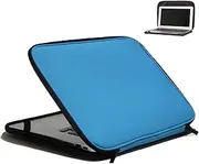 INNTZONE 14-14.1 Inch Foldable Laptop Sleeve Case Bag Pouch Cover Notebook Carrying Flip Case - Blue