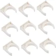 POPETPOP 50Pcs PVC U Shaped Tubing Fixing Buckle Clamps for Water Hoses Durable Hose Supports Easy to Install High Strength and Toughness for Organizing and Securing Tubing