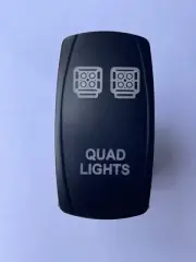 Quad Lights Ditch Light Rocker Switch Polaris Can am 5pin Blue