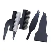 Reciprocating Brush Reciprocating Saw Blade Saber Shovel Cleaning Wall Putty Tools 4Pcs Set