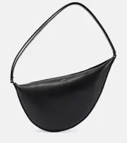 [Toteme] Toteme Scooped leather shoulder bag One Size black