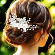 Flower Bride Wedding Hair Comb Rhinestone Bridal Hair Piece Accessory Silver