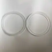 2Pc 6.5inch Acrylic Transparent Speaker Ring Speaker Mounting Spacer Ring 174mm