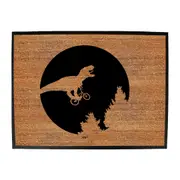 Animal Dinosaur Across The Moon - Funny Novelty Doormat Man Cave Floor mat