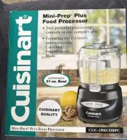 New Cuisinart Mini-Prep Plus Food Processor Model CGC 2BKCHBPC
