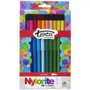 Texta Nylorite Colouring Markers Box 36