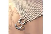 Solid 925 Sterling Silver Classic Huggie Earrings 9mm Silver