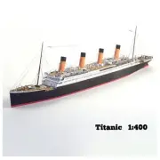 1:400 Memorial British Titanic Cruise Paper Model Ship Model Handmade DIY Gift