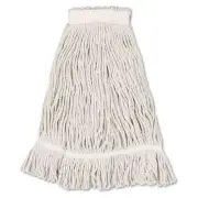Boardwalk Mop Head, Loop Web/Tailband, Value Standard, Cotton, No. 32, White, 12