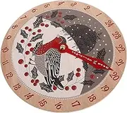 OSOLADY Holiday Advent Calendar Wooden Countdown Calendar for Christmas Decorations Days
