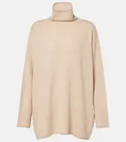 [Max Mara] Max Mara Oder cashmere turtleneck sweater UK 4 white