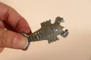 1-9/16" Hand Carved Stone Soapstone DESERT STRIKING Scorpion/Scorpio Horoscope