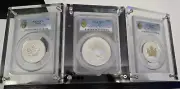 Crystal Acrylic Display Frame Show Case Box For PCGS Classic 5 Oz Holder